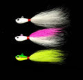 High Quality 1oz 28g Bucktail Jig Head Fishing Lure for Saltwater Trout Target for River Lake Stream Fishing-Wholesale