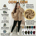 Women's Winter Turtleneck Coat New Solid Color Warm  Zipper Jacket Windproof and Sustainable for Cold Weather