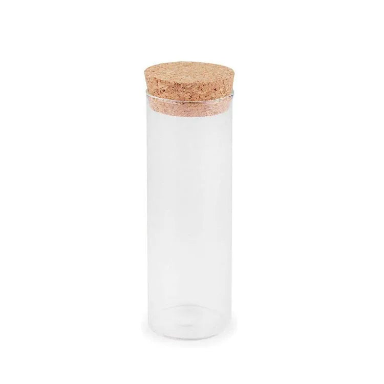 30mm Diameter  Clear Glass Test Tube Bottles with Cork Stopper Empty Vials Clear Glass Jars Container