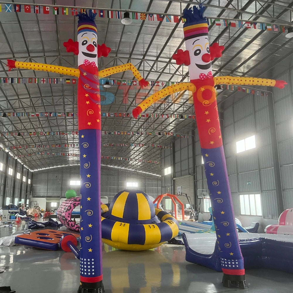 Inflatable Air Dancer Funny Waves Sky Air Dancer Inflatable Clown  Air Dancer Outdoor Inflatable Advertisement