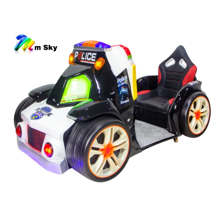 Eye-Catching 3D Video Racing Games Machine for Kids Car Ride Experience Shopping Malls Coin-Operated Kiddie Fiberglass English