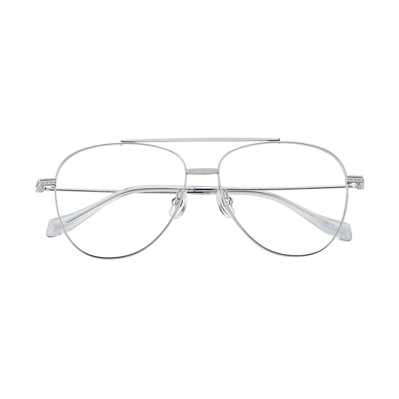Newest Ladies Luxury Optical Anti-Glare Glasses Titanium Material with Diamond Face Shape Match for Women