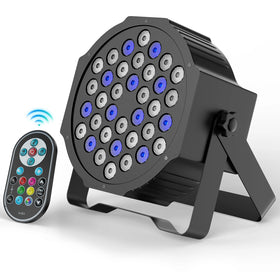 Plastic Shell 36W RGB 36 LED Wireless Remote Par Lights for Disco DJ Bar Dmx Controller Stage Effect Par Light