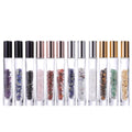 Empty 10ml Essential Oil Perfume Crystal Chips Glass Bottles Crystal Roller Oil Perfume Bottle
