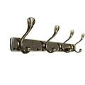 Wall Mounted Bathroom 4 Hooks Decorative Wall Mount Hanger Hook Wall Hooks for Hat Key Bag Clothes