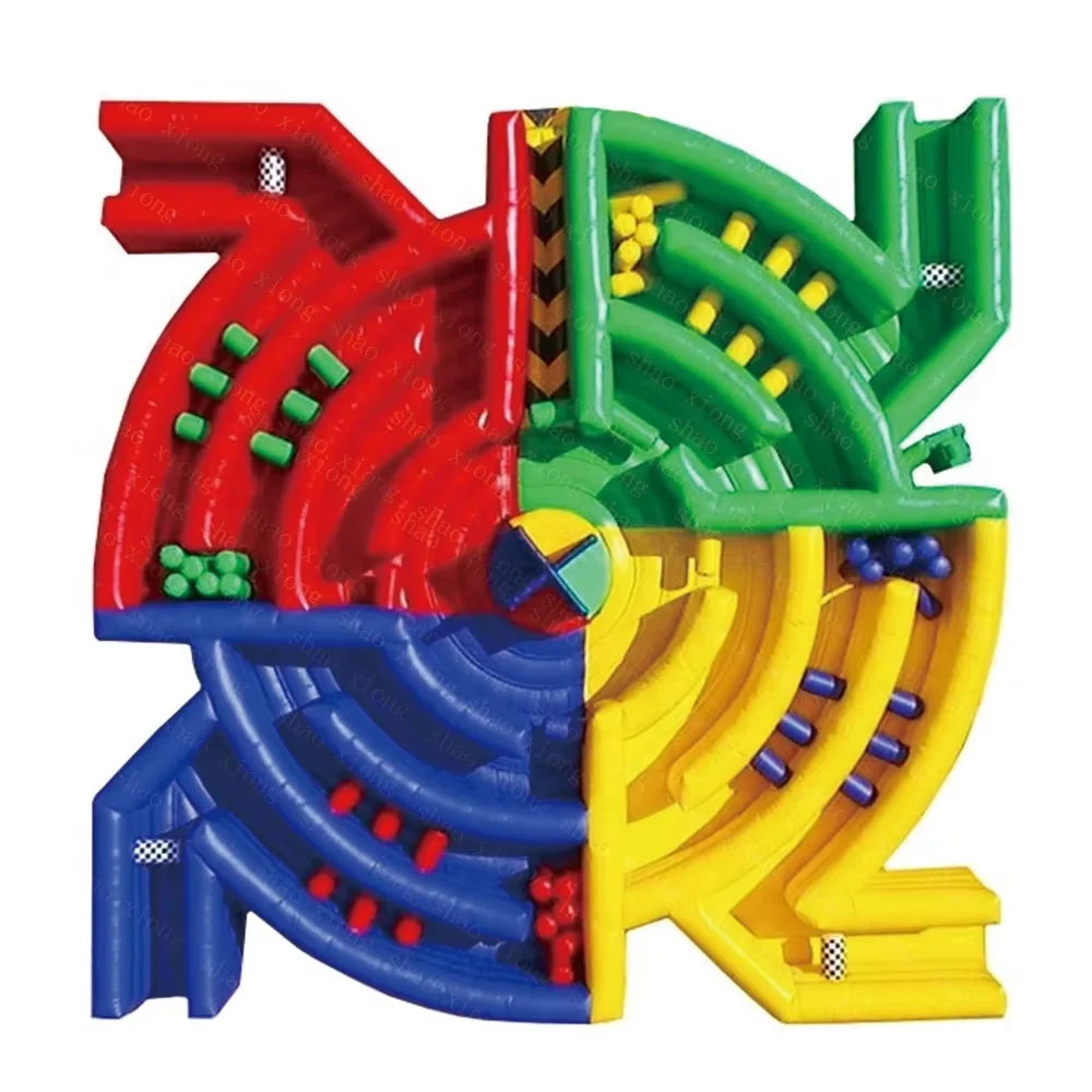 Hot Sale Indoor Dizzy X Games Inflatable Dizzy Obstacle Course Maze Game for Event
