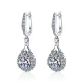 Trendy Design Oval Shape Round Brilliant Cut 0.5CT 1CT Sparkling Moissanite 925 Sterling Silver Fine Jewelry for Women