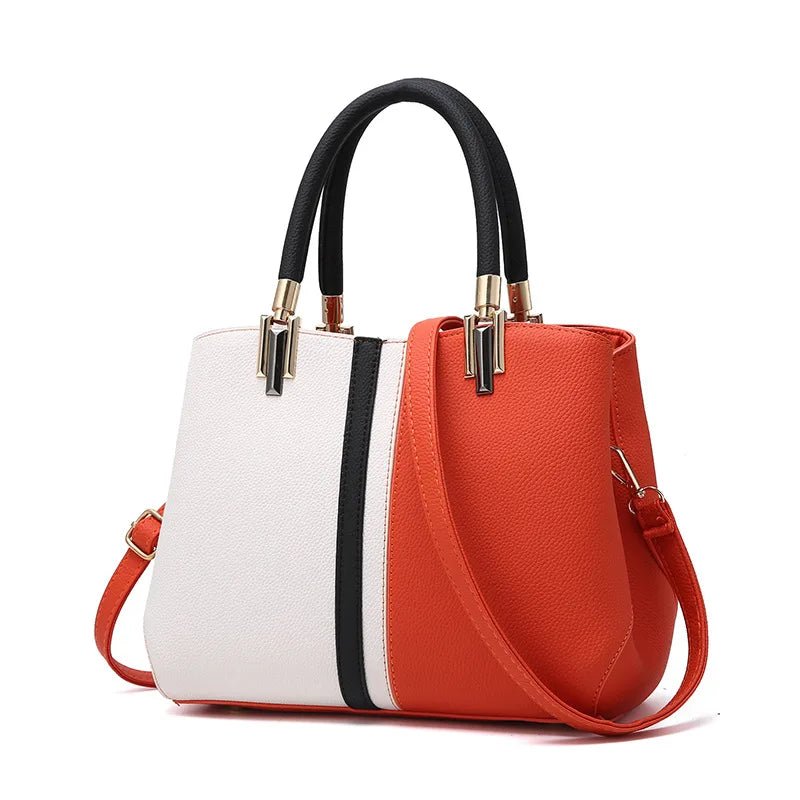 Women PU Leather Shoulder Bag Female Top-Handle Handbag Crossbody Bags MegaBDM