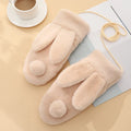 Hands Warm Comfortable Fur Gloves Soft Winter Bike Riding Outdoor Gloves