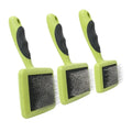 Factory Wholesale Custom Logo Three Sizes Pet Pin Brush Cat Dog Hair Grooming Slicker Brush