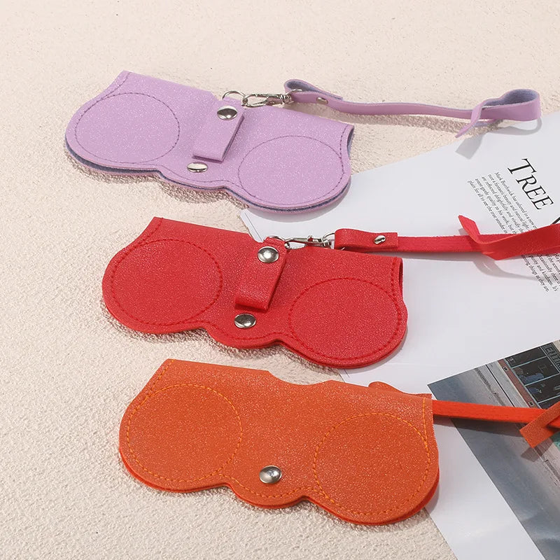 2023 Best Selling Eyewear Accessories Sunglasses Storage Bag Leather Glasses Protective Pouches