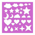 Customized Laser Cutting Machine Starter Kit Polyester Felt Patterns Mold Stencils for Needle Felting Novelty Gifts Accessory