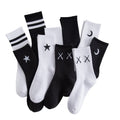 Custom Design Logo Summer Black White Hip-Hop Sports Unisex Basketball Cotton Men Socks With Logo