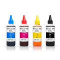 OCBESTJET 100ML/Bottle Universal Refill Dye Ink for Epson WorkForce Pro WF 3720 WF-3720 Printer