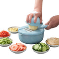 12 in 1 Multifunctional Food Chopper Vegetable Chopper Onion Slicer Fruit Carrot Veggie Dicer Cutter Shredders Vegetable Slicers