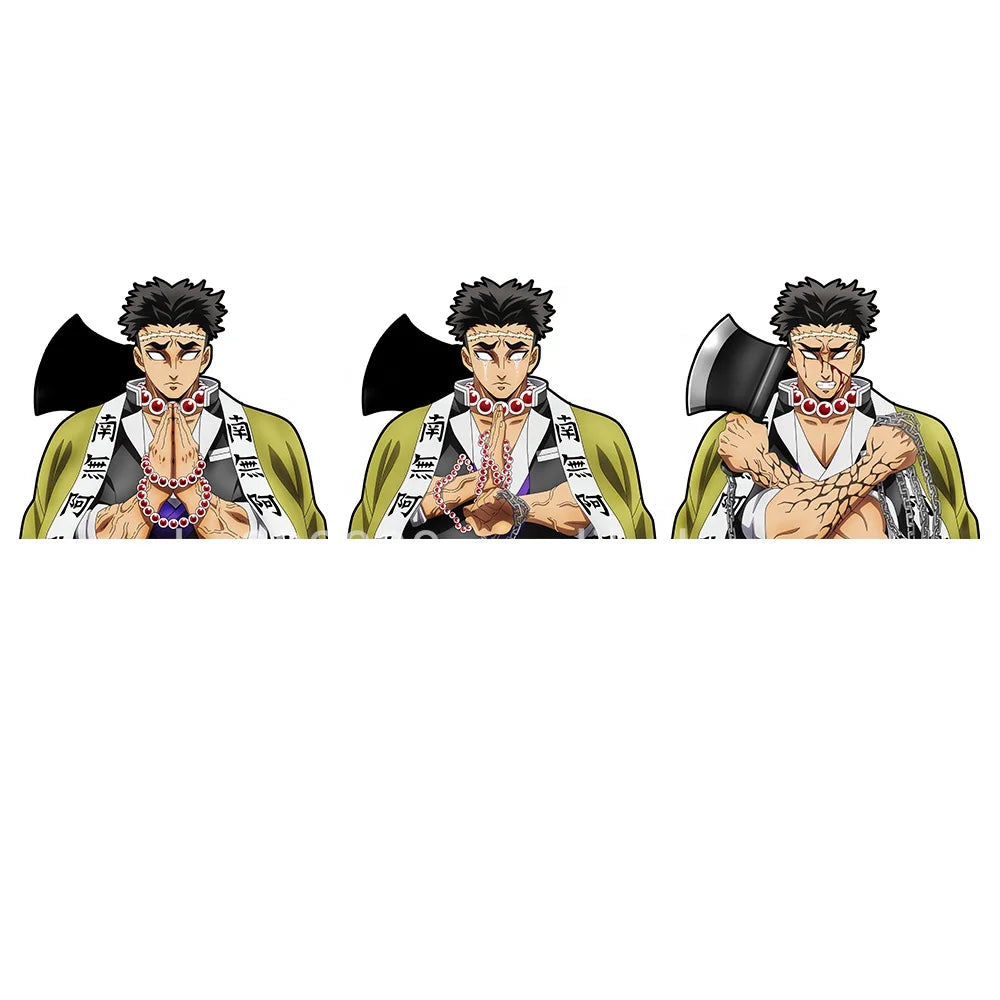 Newest Designs Anime Gyoumei Himejima Motion Sticker Kimetsu No Yaiba Anime Stickers Waterproof Decals