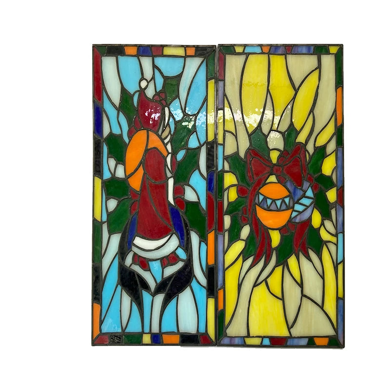 High Transparent Customizable Eco-Friendly Anti-UV Durable Waterproof Curved Shape Window Decorative Stained Glass Solid