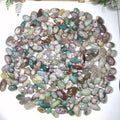Bulk Natural Crystal Polishing Tumbled Stones Quartz Green Flower Agate Gravel Loose Gemstone Chakra Stone