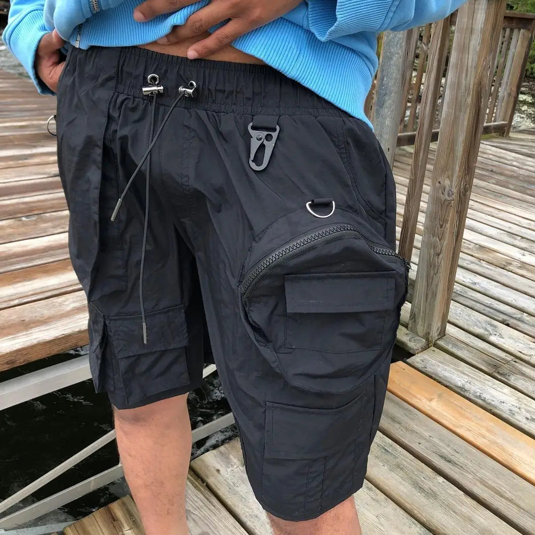 OEM Shorts Long Drawstring Drop Shipping FOG Men Nylon Stock Cargo Short  Cargo Pants