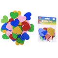 OEM Adhesive Star and Heart Glitter Puffy Sticker for Decoration