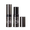 HUIHO Black Aluminium Round Lipstick Tubes with Rhinestone Embellishment Metal Lipstick Tube Containers