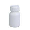 Wholesale High Quality Portable 50ML Industrial Agricultural Medicine HDPE White Plastic Material Fluorinated Round Bottle