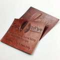 High Quality Eco-friendly Customized Trademark Leather Labels Hot Stamping Custom Color Size Chinese Manufacturer TEAMMADE Brand