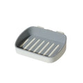 Soap Holder Suction Cup Soap Dish Drain Bathroom Storage Box Free Punching Plastic Wall Hanging Paste Tray Bathroom Accessories