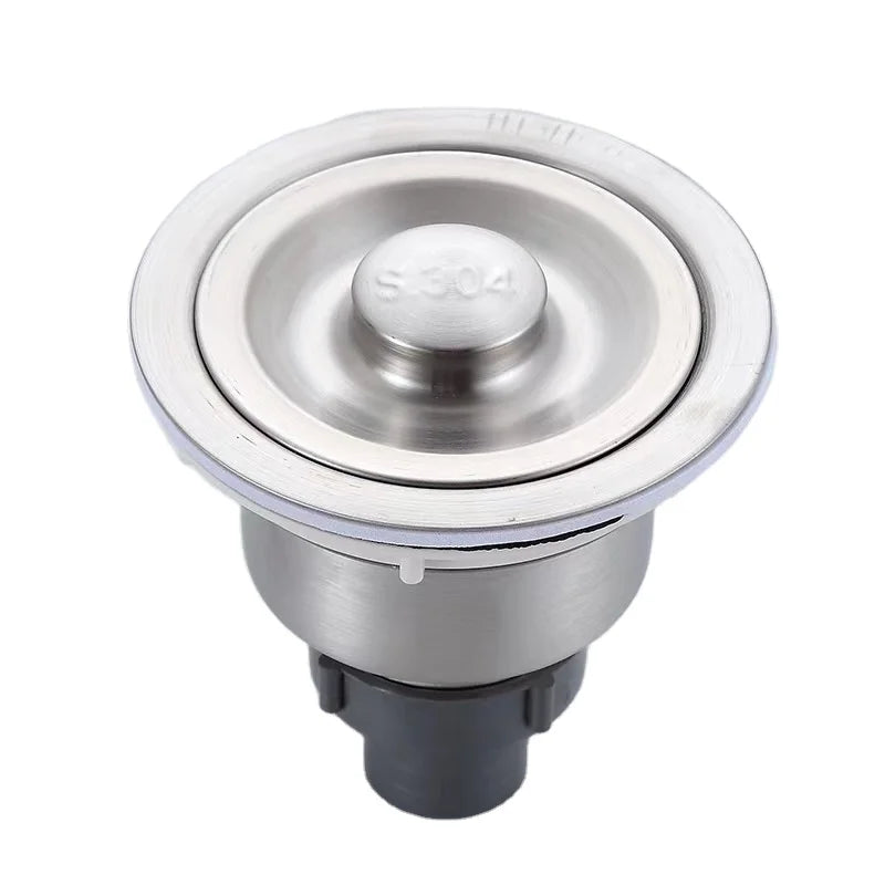 Good Quality Stainless Steel Kitchen Sink Drain Strainer Durable Rapid Drainage Stopper Drain