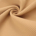 Stock Lots High Elasticity Full Dull Nylon74 Circular Knitted Spandex 26 Ribbed Dull Fabric for Making Swimsuits