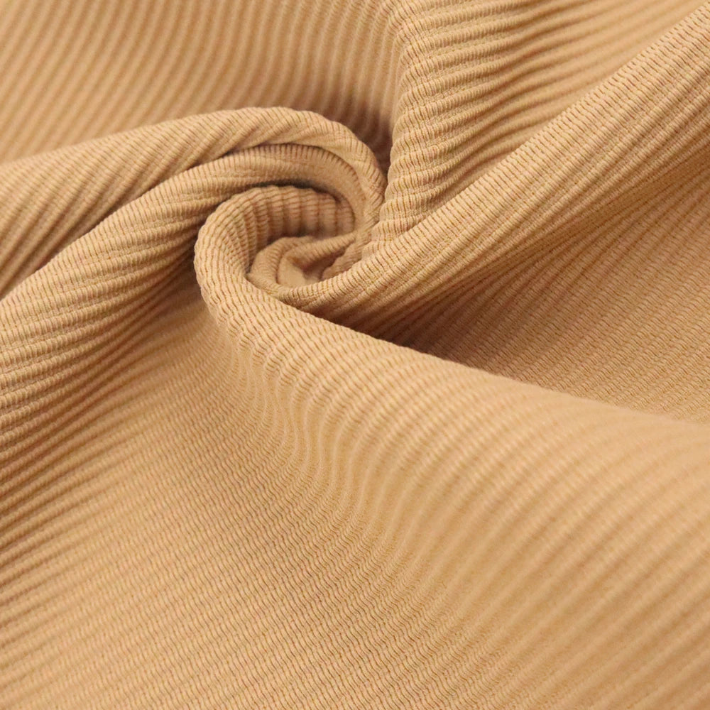 Stock Lots High Elasticity Full Dull Nylon74 Circular Knitted Spandex 26 Ribbed Dull Fabric for Making Swimsuits