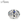 Synthetic 1000 Pcs Ready to Ship Cheap White CZ Stone Oval Cut Cubic Zirconia Stones for Sale