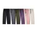 Wholesale Custom Private Label Straight Leg Sweatpants Weight Men Suede Sweatpants