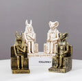 Wholesale 3D Animal Pattern Lion King Statue White Black Gold Crown Lion Sculpture Resin Crafts for Home Use