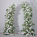 EG-WD150 New Arrival Luxury Event Decor Horn Floral Arch Backdrop Floral Green Flower Arches
