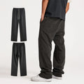 420GSM Stylish Custom Printing Men's Sweatpants Patchwork Acid Wash Unisex 100% Cotton Sweatpants for Men