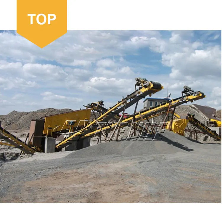 Gravel Rock Mining Jaw Crusher Stone Crushing and Screen Line