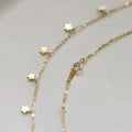 Personalised 925 Sterling Silver Stars Necklace 14K Gold Plated Stackable Necklaces for Women