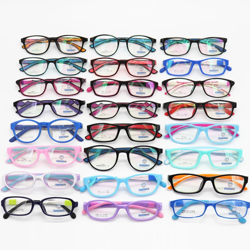 China Wholesale Children Tr90 Silicone Optical Eye Glasses Frame Spectacles Kids Eyeglasses Frames 2025