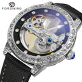 Forsining New Arrival Forsining Mens Luxury Transparent Movement Watches Automatic Mechanical Reloj Para Hombre Men Wrist Watch