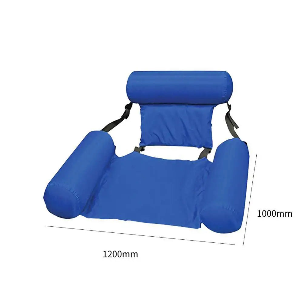 Hot Sale 4-In-1 Lounge Water Chair Pvc Hammock Float Swimming Inflatable Pool Float