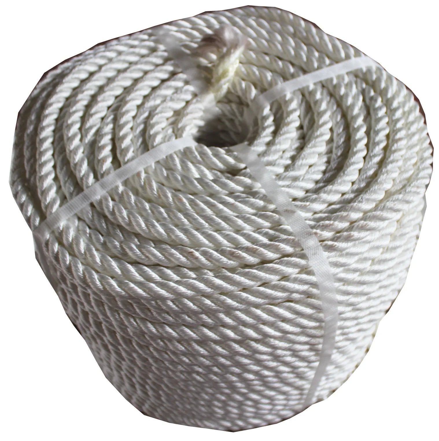 3 Strand Twisted Polyester Dock Cord for Packaging Mooring Rope