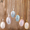MAPEI Necklace Luxury Mabe Shell Pendant Fashion Necklaces for Women Wedding Jewelry