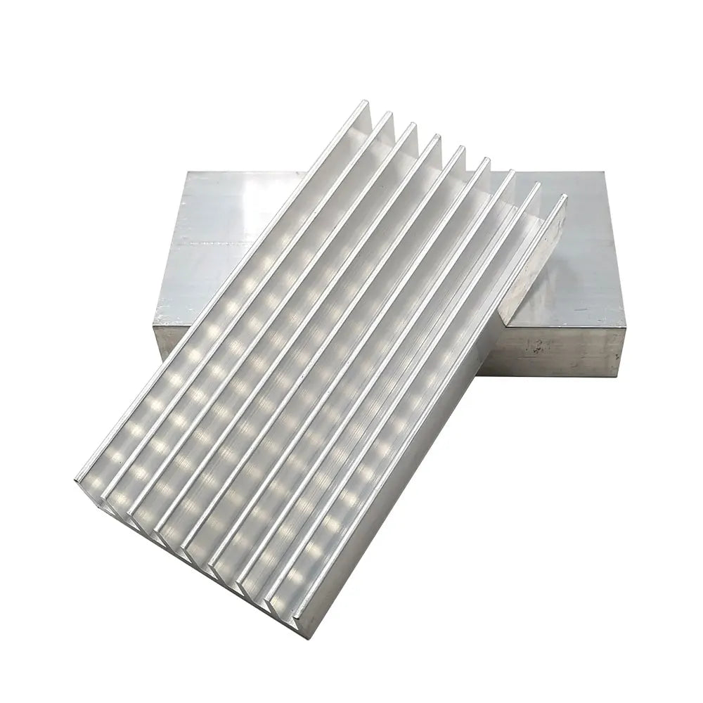 100x50x17mm Cooling Board Radiator for COB LED Light Bulb Heat Dissipation Radiating Panel Rectangle LED Heatsink Aluminum MegaBDM