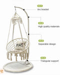 Woqi Wholesale Supplier  Camping Garden  Indoor Outdoor Hammock Chair Ropes  Hanging  Swing Chair
