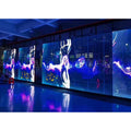 LED Outside Party Screen Full Color HD Advertising Thin Glass Led Wall Panel Cube LED Screen Clear Transparent LED Display
