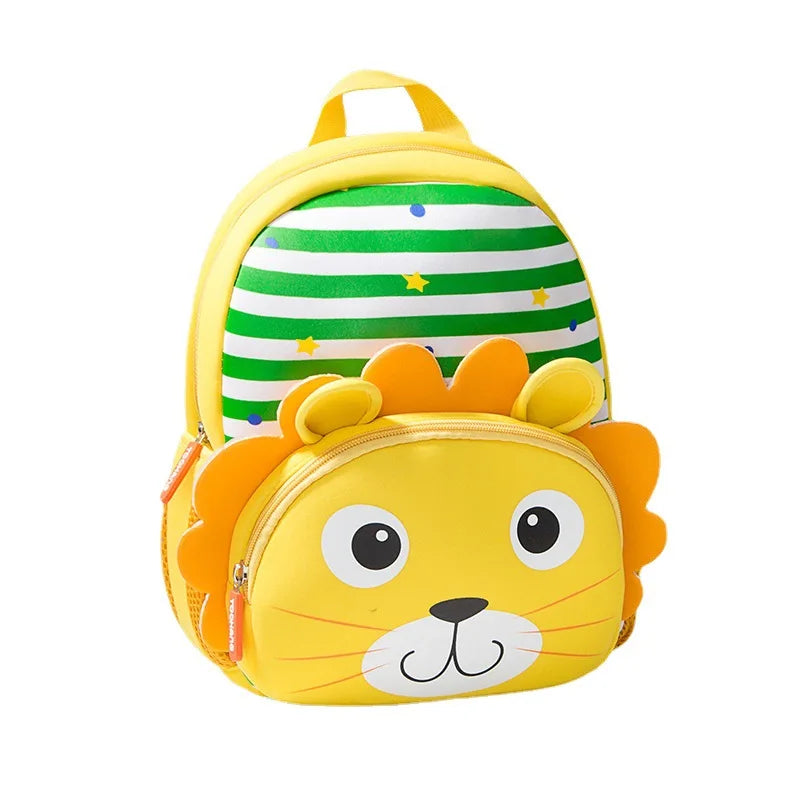 Sonic Cartoon School Backpack for Kids-Lightweight Reflective Stripe Large Capacity Diving Material Kindergarten Backpack