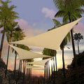2.5mx2.5mx2.5m Triangle Sunshade Sail Waterproof Polyester Rain Shelter Canvas Household Canopy Courtyard Balcony Customization