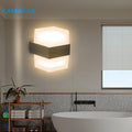 10W BDC Black Plastic Square Wall Lighting for Home Surface Mounted Wall Lamps/ Outdoor Wall Lights/Led Wall Light