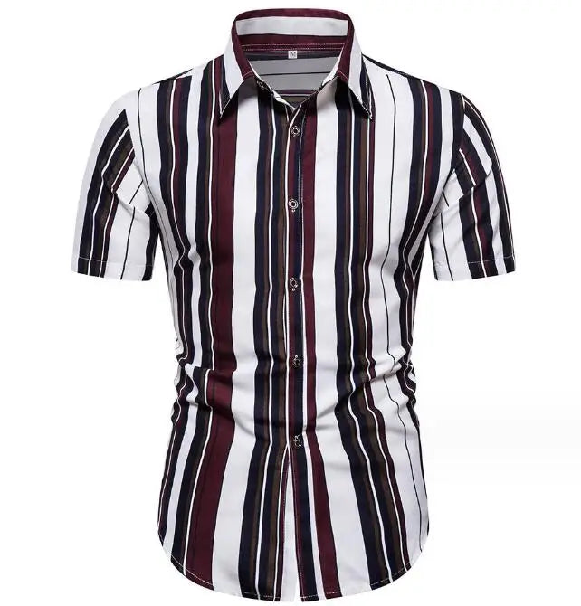 Summer Fashion Custom Quick Dry Short Sleeve Floral Shirt Beach Regular Fit Print Hawaiian Shirt Beach Men's Shirts
